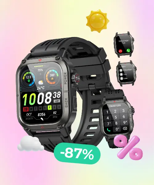 Tikland Y8 Military Smart Watches