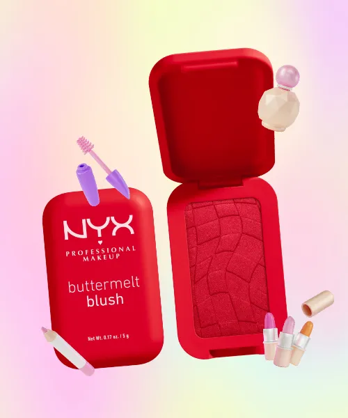 High pigment buttery soft powder blush