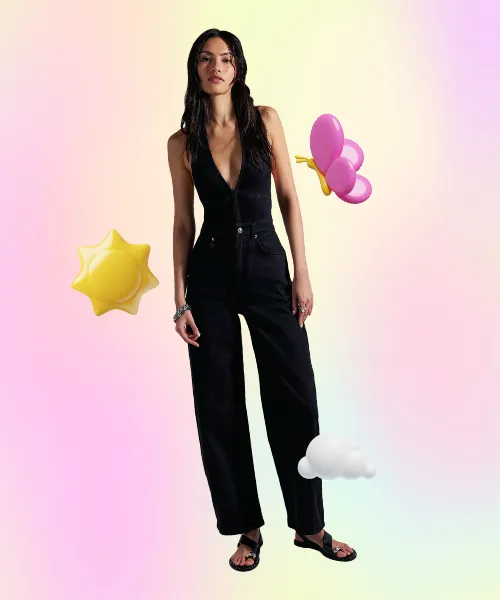 We The Free Lark Denim Jumpsuit