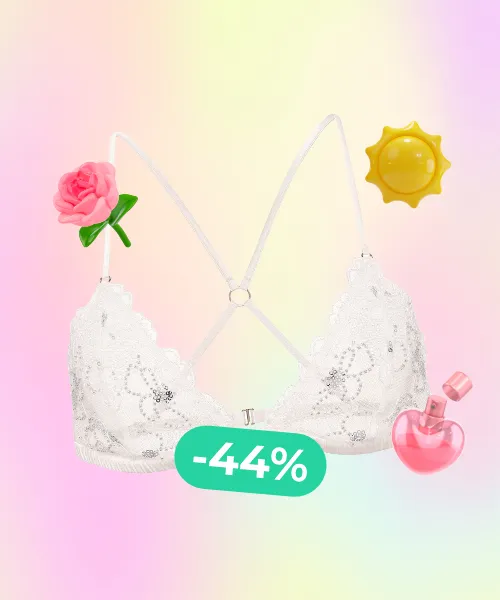 Atelier x Victoria's Secret Bridal Triangle Bra