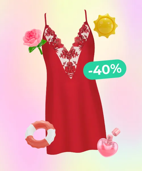 Lavanya Luxury Satin Short chemise