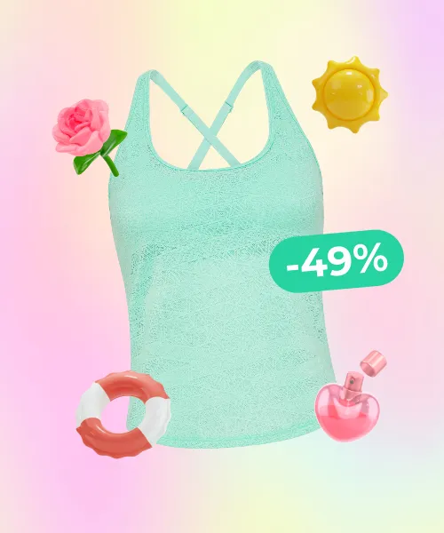 VSX Logo Lace Tank Top