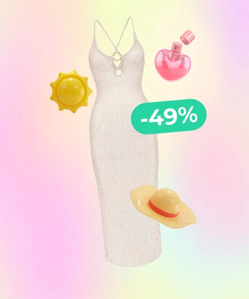 Beachwear Crochet Keyhole Dress