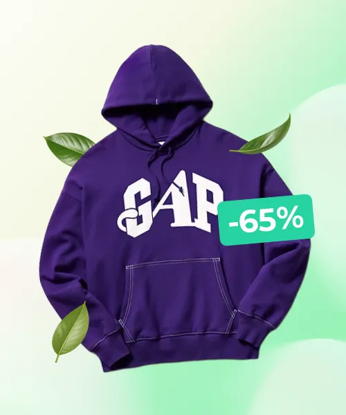 Gap x Awake NY Purple Oversized Hoodie