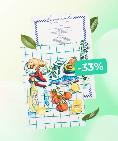 Set of kitchen towels