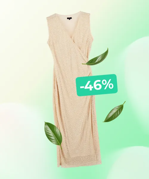 Shimmering midi dress