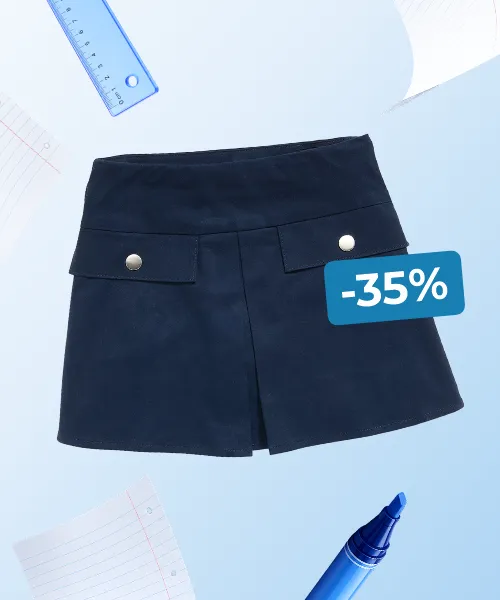 Twill Skort for Girls