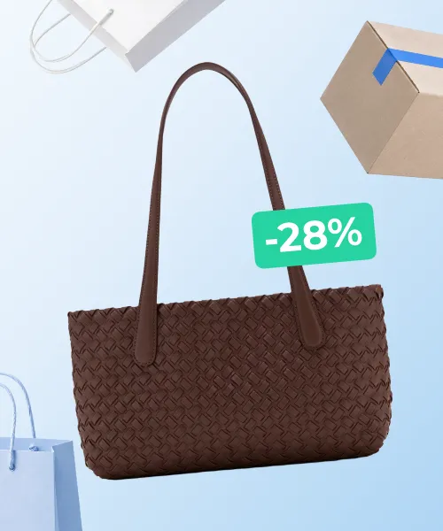 Braided tote bag