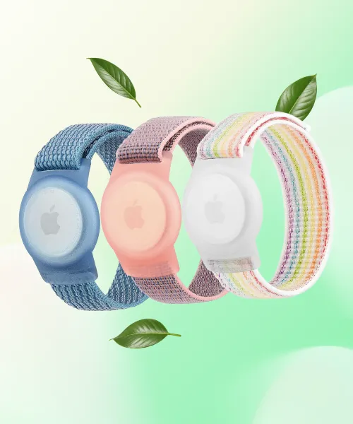 3 Pack Nylon AirTag Bracelet for Kids