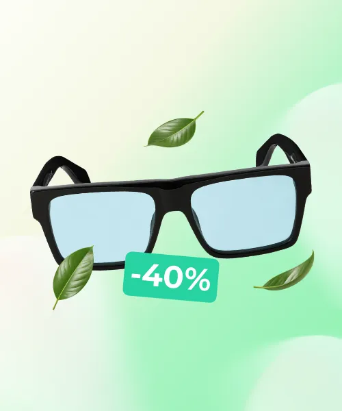 Casper Light Blue Lens Sunglasses