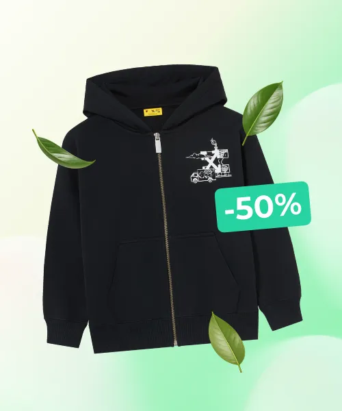 Graffiti Zip-Up Hoodie