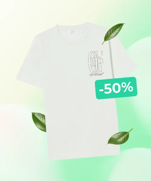 Outline Double Arrow Slim T-shirt