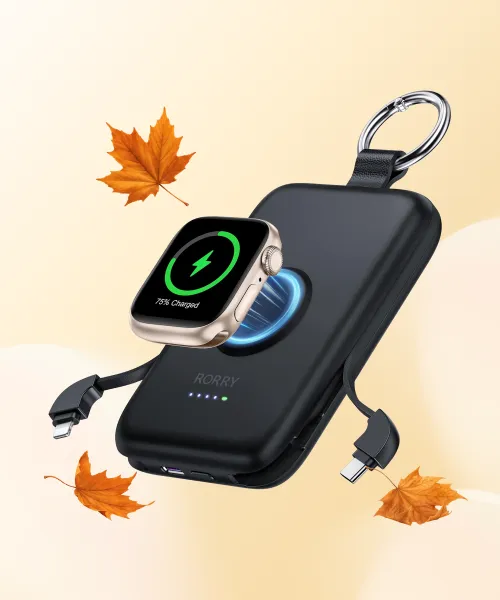 RORRY Portable Charger 3-in-1