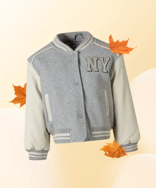 Minoti Girls Baseball Style Jacket