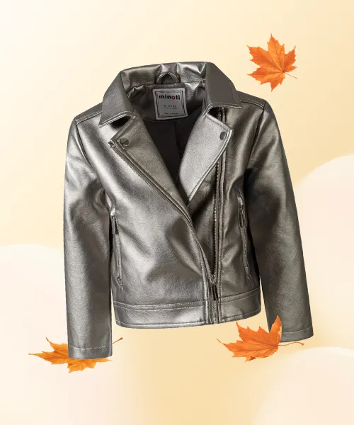 Minoti Solid Patterned Bike Jacket