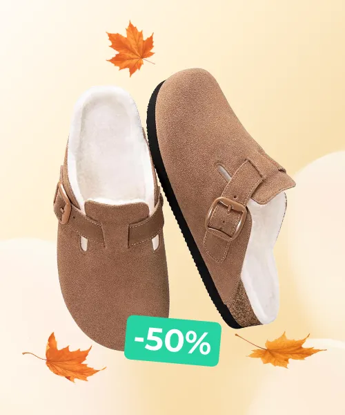 Fuzzy Suede Clogs