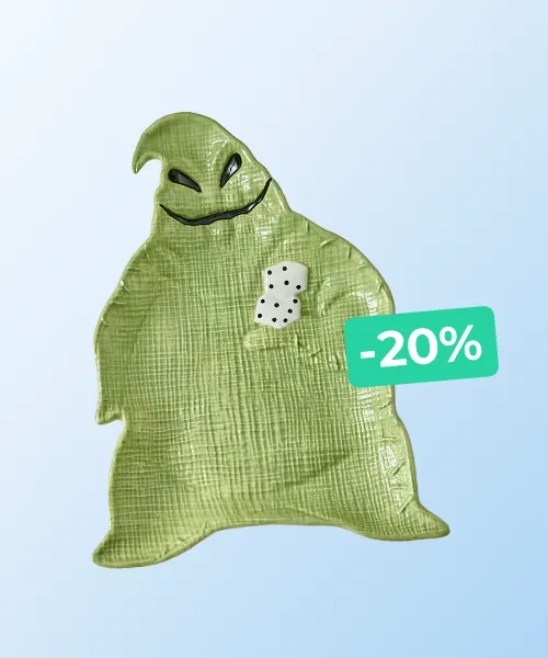 Halloween Green Plate