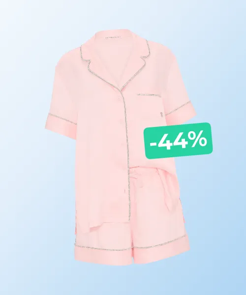 Signature Satin Shine Short Pajama Set