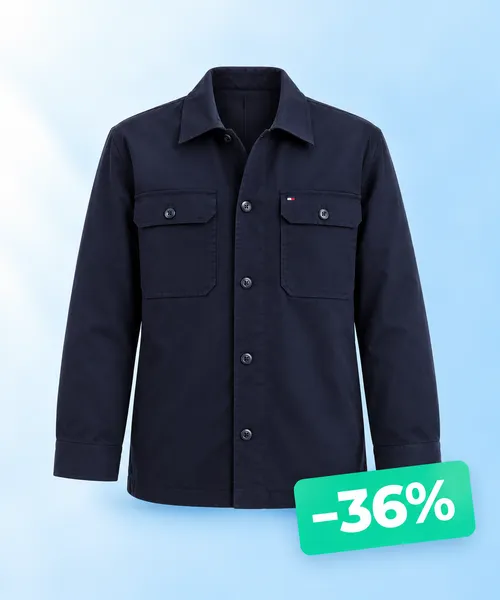 Tommy Hilfiger Cotton Rich Overshirt