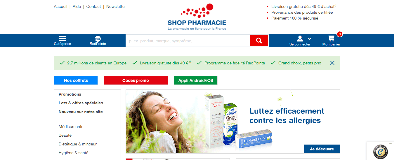 SHOP-PHARMACIE.FR купить онлайн с доставкой в Узбекистан - Meest Shopping - 2