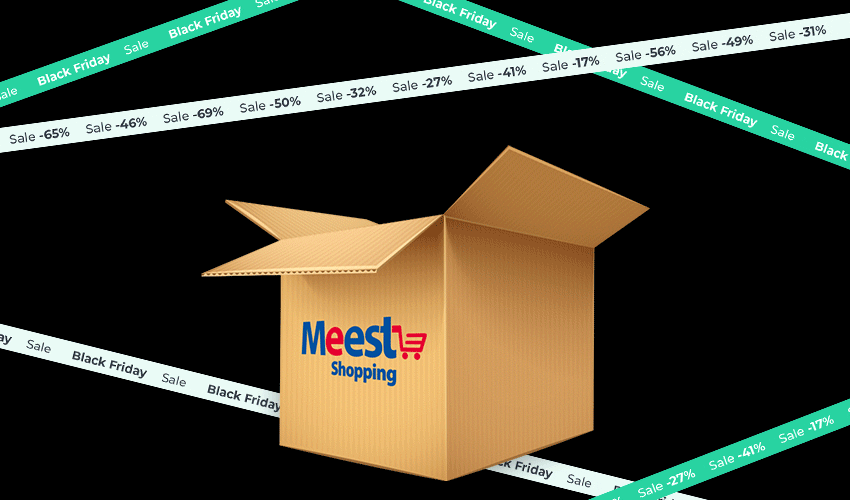 Black Friday с Meest Shopping: Скидки до -90% в интернет-магазинах Европы и США! 