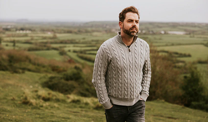 свитер мужской теплый